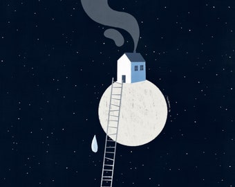 A house on the moon