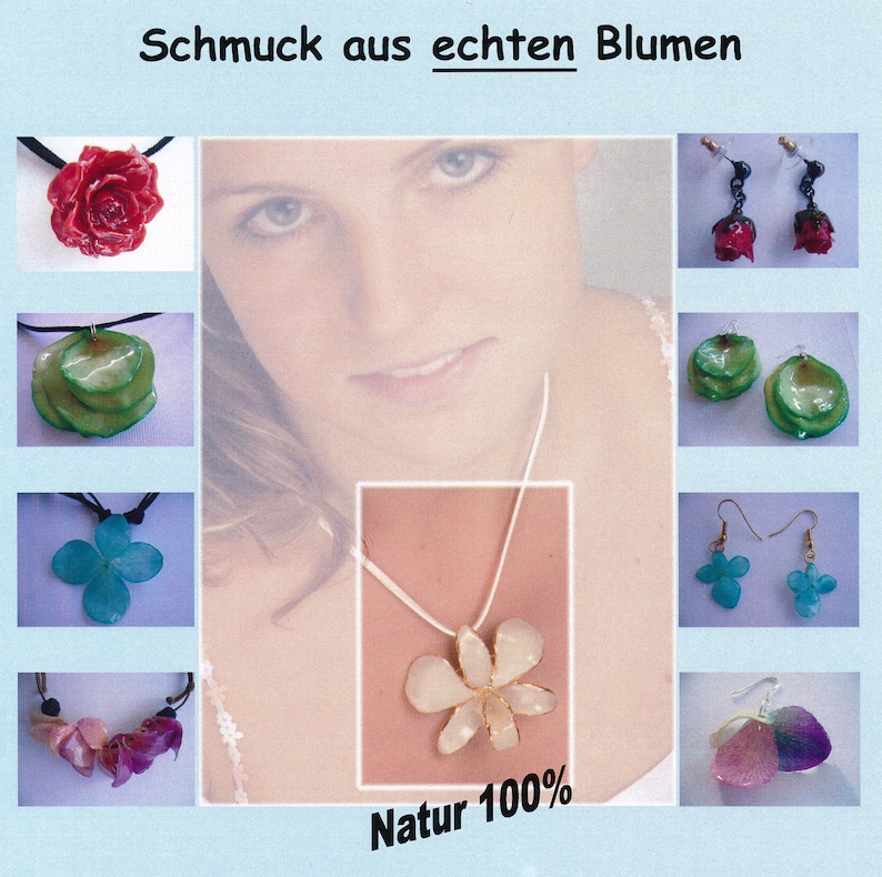 Orchid Necklace With Real Orchid in Light Green Flowers. Also a Great