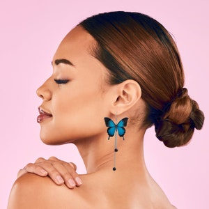 Butterfly earrings, butterfly, earrings, silver, butterflies, earrings, exotic earrings, exotic jewelry, butterfly jewelry,