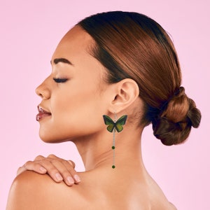 Butterfly earrings, butterfly, earrings, silver, butterflies, earrings, exotic earrings, exotic jewelry, butterfly jewelry,