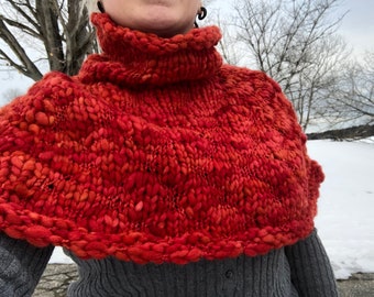 Patrones SE - capucha/capa/poncho - Caterpillar Cowl
