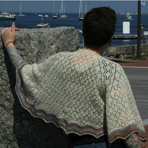 SE Patterns - Into The Wind - Shawl Pattern - digital download
