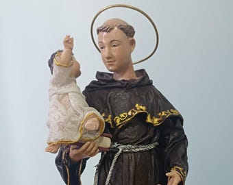 Sant'Antonio da Padova - Statua realizzata a mano, 31,75 cm - Regalo cattolico