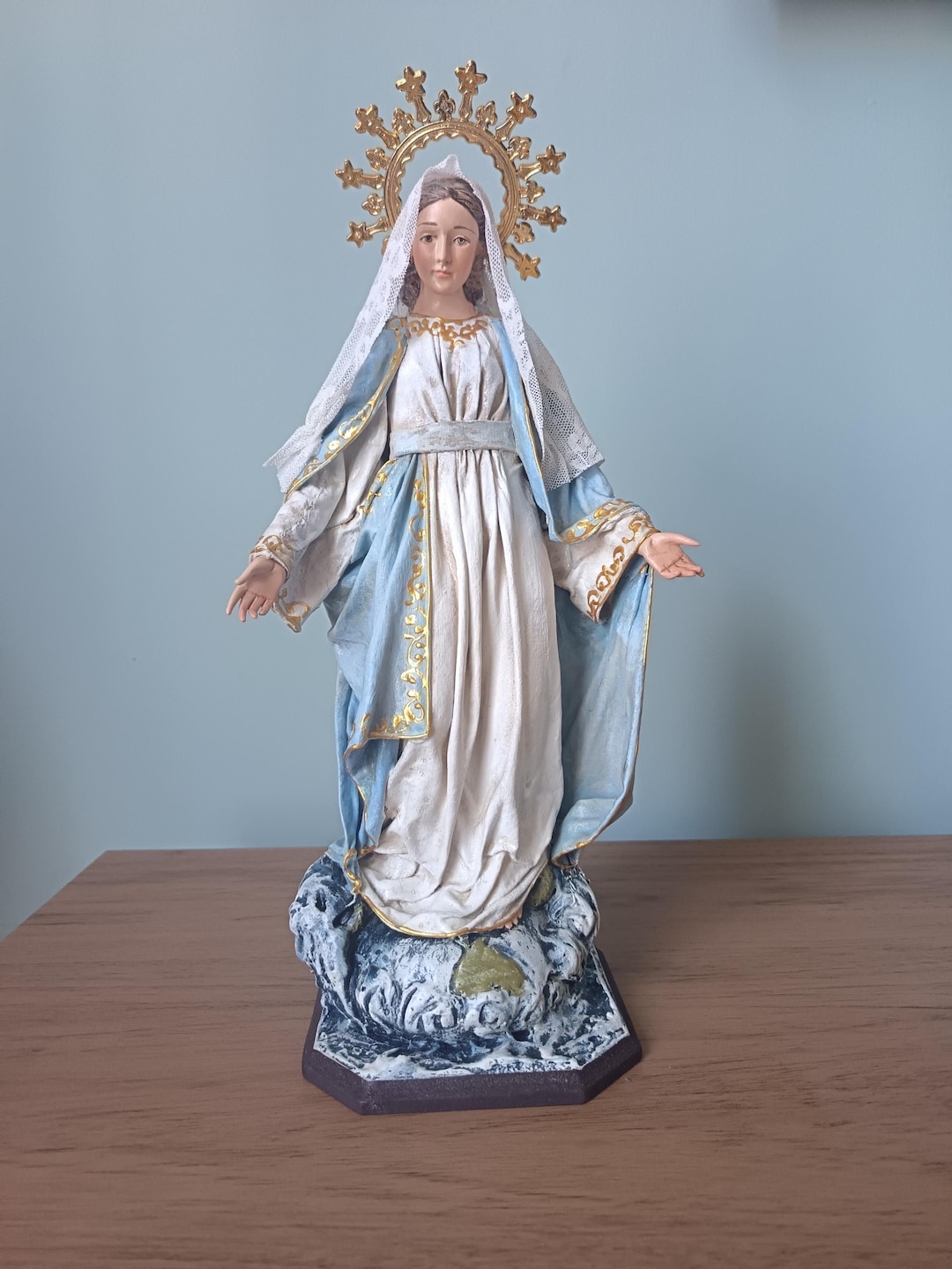 Handmade Our Lady of Miracles – 13 Inch - Religious Gift - Etsy