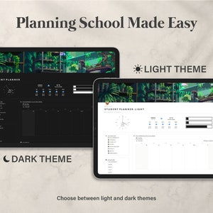 The Ultimate Student Notion Planner, Academic Student Planner Notion,  Life Planner Template, All In One Notion Aesthetic Student Dashboard