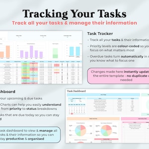 ADHD Life Planner Spreadsheet Google Sheets Task To Do List Template Digital Organizer Budget Tracker Excel Productivity Planner Daily Goal