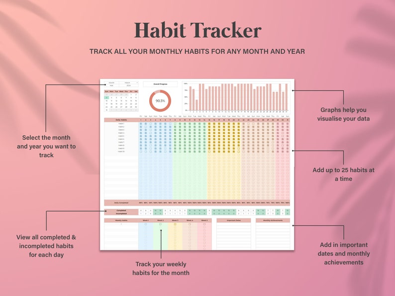 Academic Student Planner Spreadsheet, School Assignment Tracker Google Sheets, Assignment Tracking Spreadsheet,Online Study Planner Template image 6