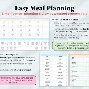 ADHD Life Planner Spreadsheet Google Sheets Task To Do List Template Digital Organizer Budget Tracker Excel Productivity Planner Daily Goal