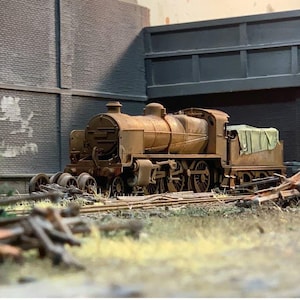OO gauge locomotive weathered Southern Railway N Class. Ref P6