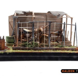 Triumph Bonneville 1/18 scale motorcycle diorama. Ref N9