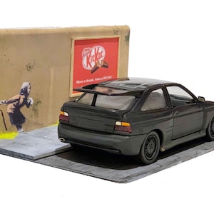 1977 Ford Escort RS Cosworth: 1/24 scale diorama. Ref N9