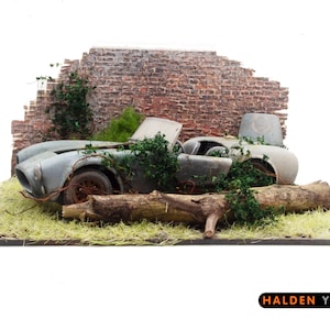 Shelby Cobra 427SC: 1/24 scale scrapyard diorama  Ref N9