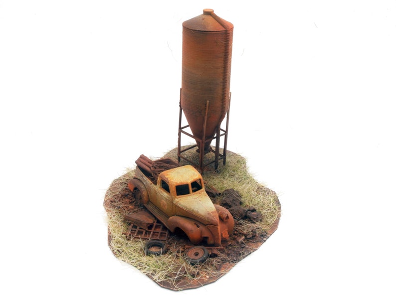 1950s Chevrolet Pick Up 1/43 Scale Scrapyard Diorama Etsy