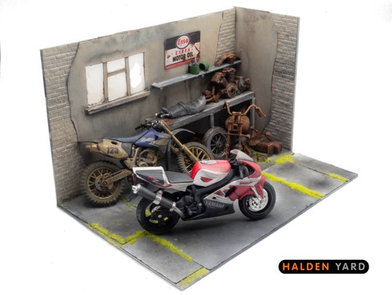 1/18スケールヤマハYZF R7とヤマハYZ-400Fバイクジオラマ - Etsy 日本