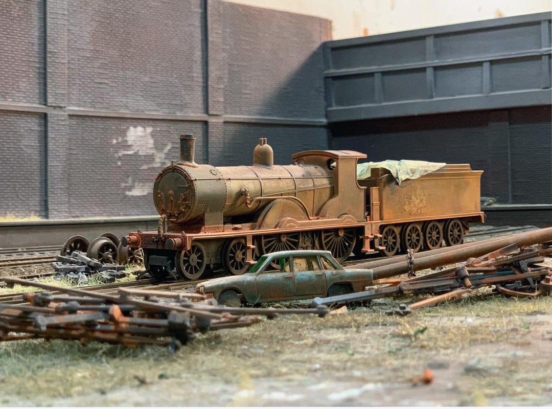 Greyhound Ref OO Gauge Locomotive: Scrapyard Greyhound T9. Ref Z6 - Etsy