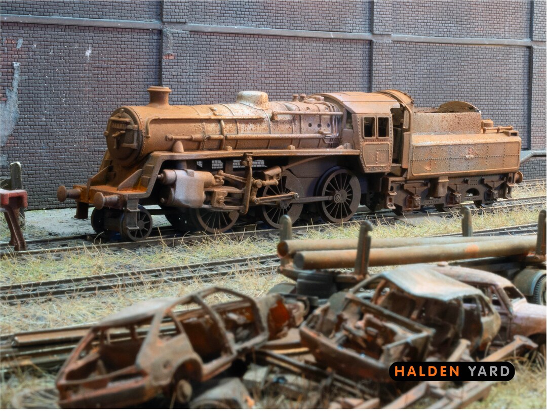 OO Gauge Locomotive Weathered British Railways Standard 4MT. Ref A12 - Etsy