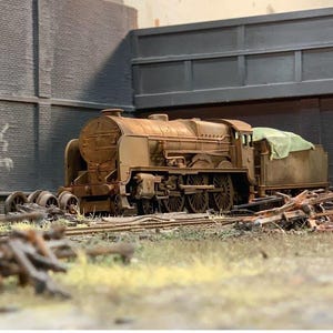 OO gauge locomotive weathered Southern Railway 4-6-0. Ref P6