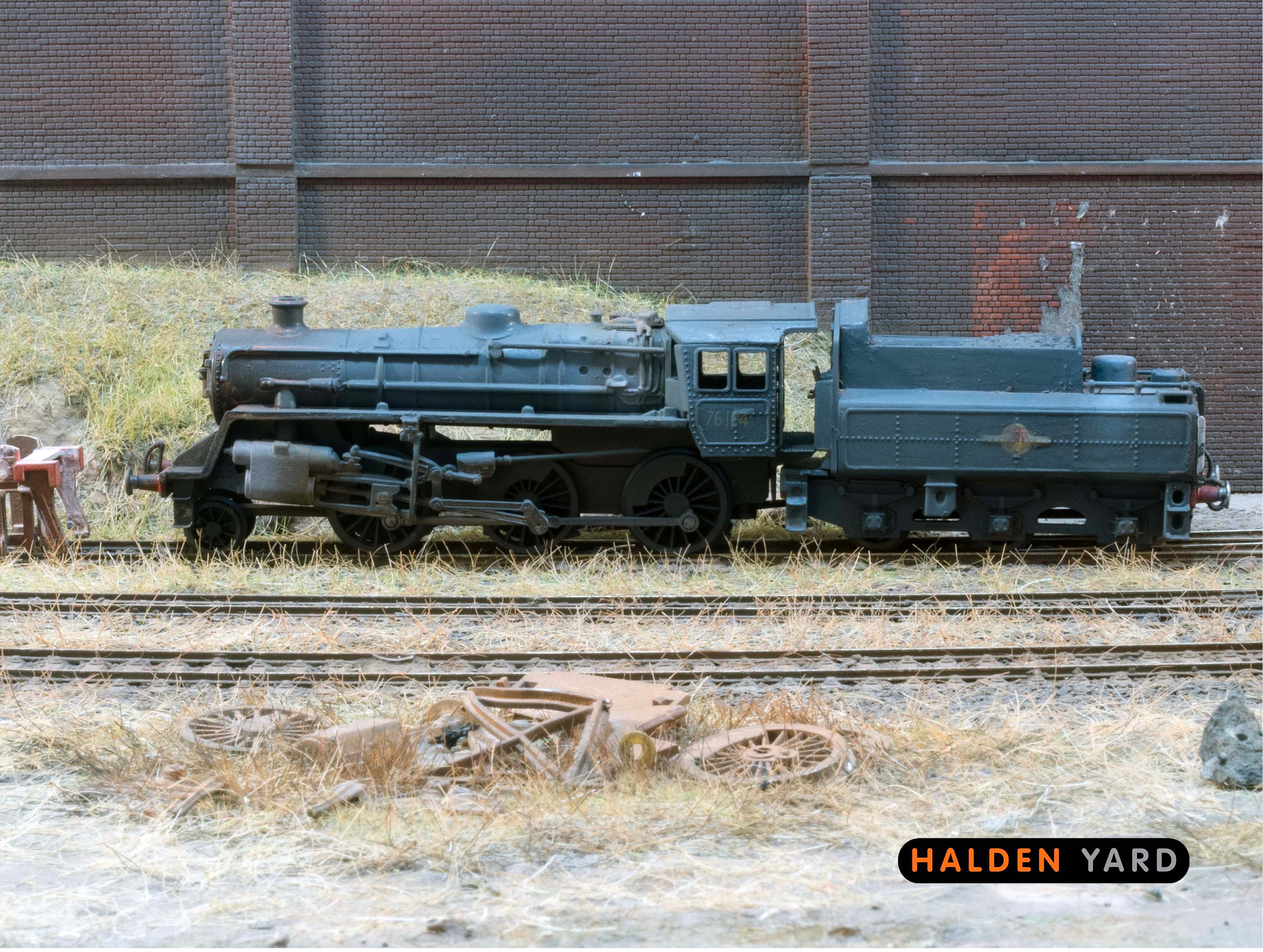 OO Gauge Locomotive: Weathered British Railways Standard 4MT. Ref A5 - Etsy