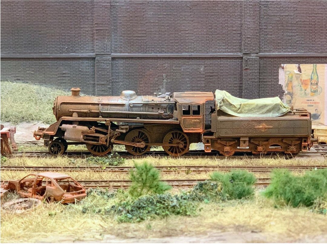 OO Gauge Locomotive Weathered British Railways Standard 4MT. Ref A66 - Etsy