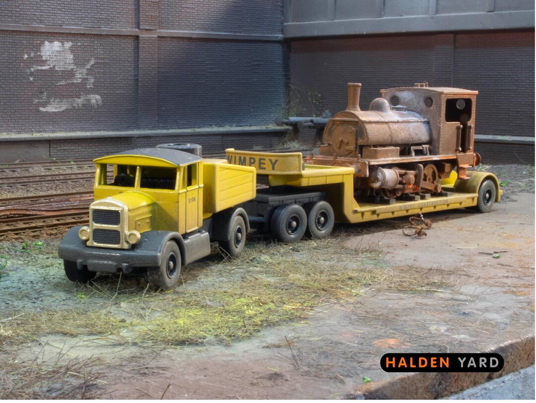 Set Locomotiva Da Demolizione Scalo 00 Gauge 1:76 - Stampato In 3D In Resina