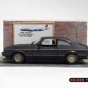 1982 Ford Capri 2.8 Injection: 1/24 scale diorama.  Ref N9