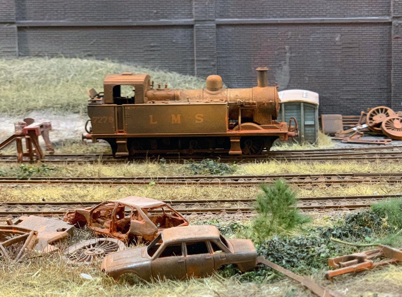 00 Gauge (1:76 Scale) Scrapyard Locomotive Set – 3D Printed Resin Model, Set Of 3