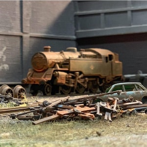 OO gauge locomotive weathered British Railways Standard Class 4. Ref Z6