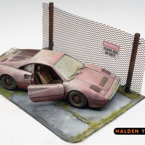 Ferrari GTO for restoration: 1/24 scale diorama  Ref N9