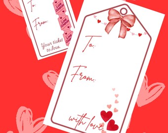 Valentine&#39;s Day Gift Tag