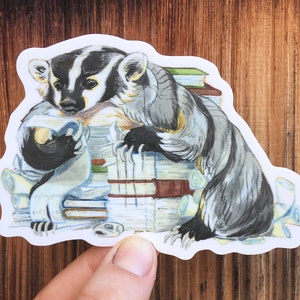 Sticker | Badger | Die-cut Vinyl Sticker | Matte Sticker