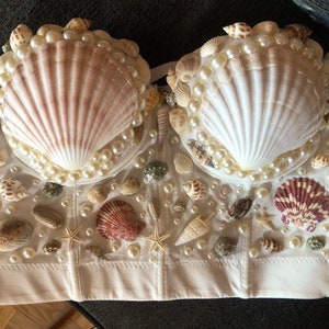 Seashell Bra Top, Mermaid bra