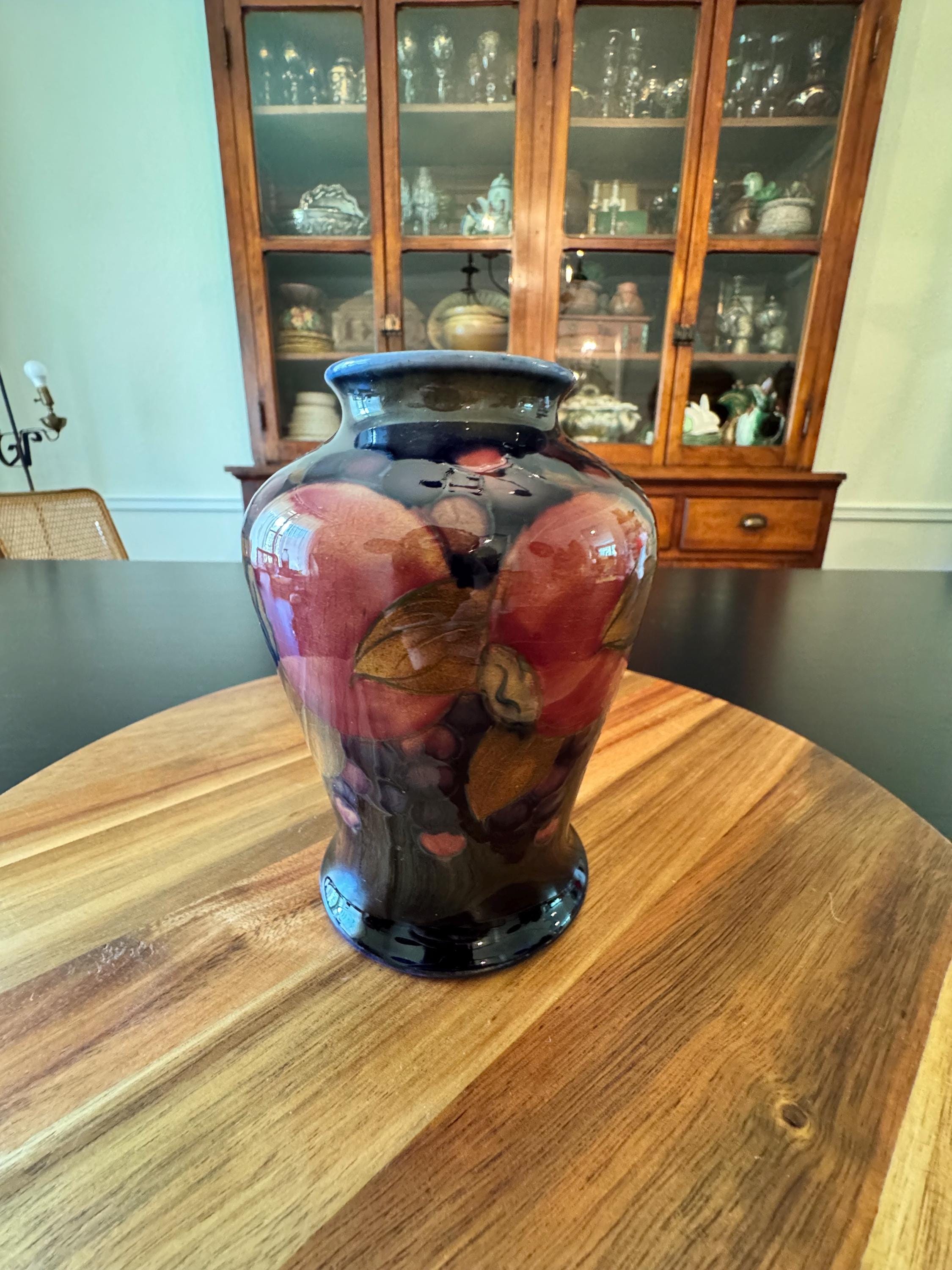 Moorcroft ムーアクラフト　花瓶 イギリス 20世紀 セラミック Moorcroft ムーアクラフト フラワー