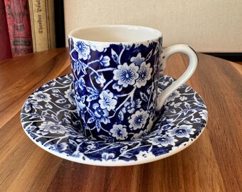2枚セットBurleigh ブルーキャリコ スクエアディッシュ25cm