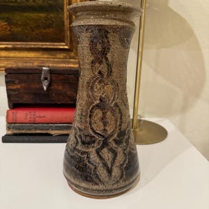 Gorgeous Vintage Studio Pottery Vase, Artist Unknown