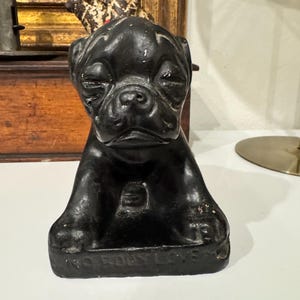 Antique Chalkware Bulldog - Etsy