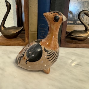 Vintage Mexican Tonala Bird/Quail/Partridge