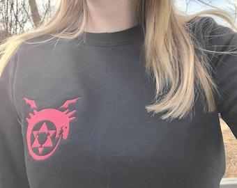 FMA inspiriert Homunculus Bestickte Crewneck/Hoodie/T-Shirt