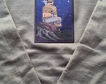 SACRIFICE inspiriert bestickter Rundhalsausschnitt / Hoodie