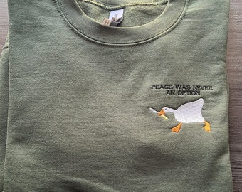 ANGRY Besticktes T-Shirt/Kapuzenpullover/Rundhalsausschnitt