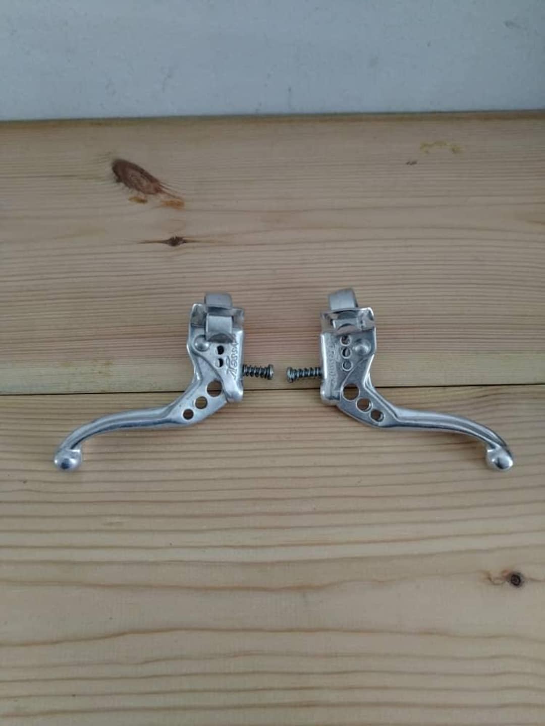 Vintage 80s Nos Pair L/R Odyssey RX2 Brake Levers Silver Chrome