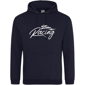 RACING Men Hoodie Perfect Gift For Cars Race Fans Regular Fit S M L XL 2XL