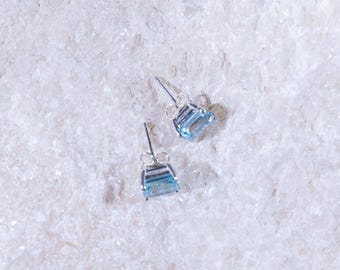 Adele Blue Topaz Earrings