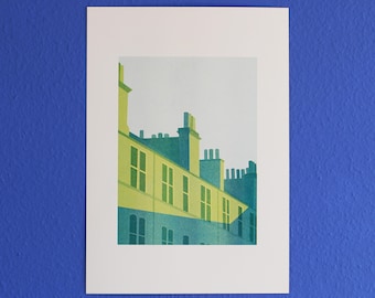 Sunlit Tenement A3 Risoprint