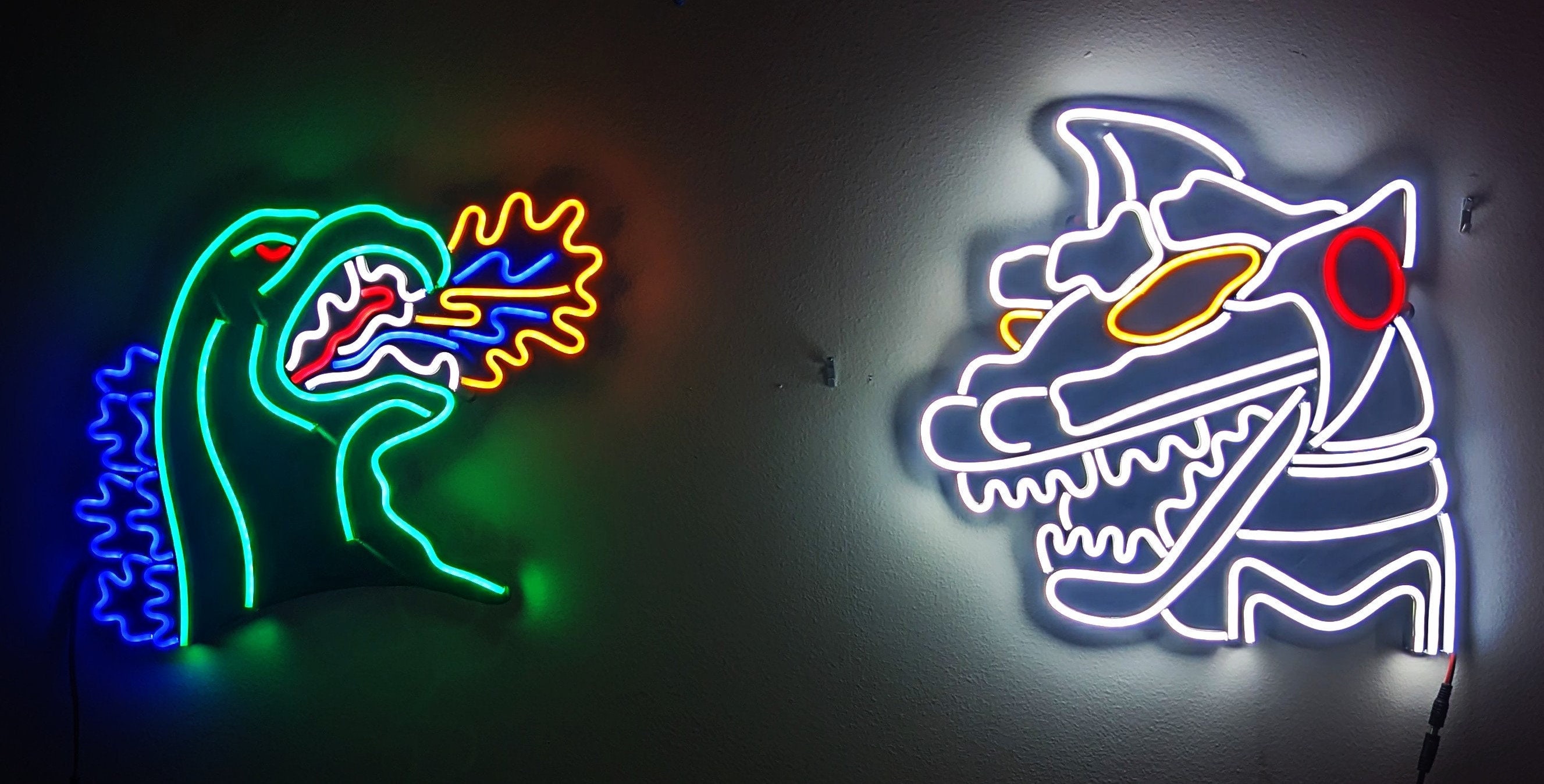 Godzilla neon sale light