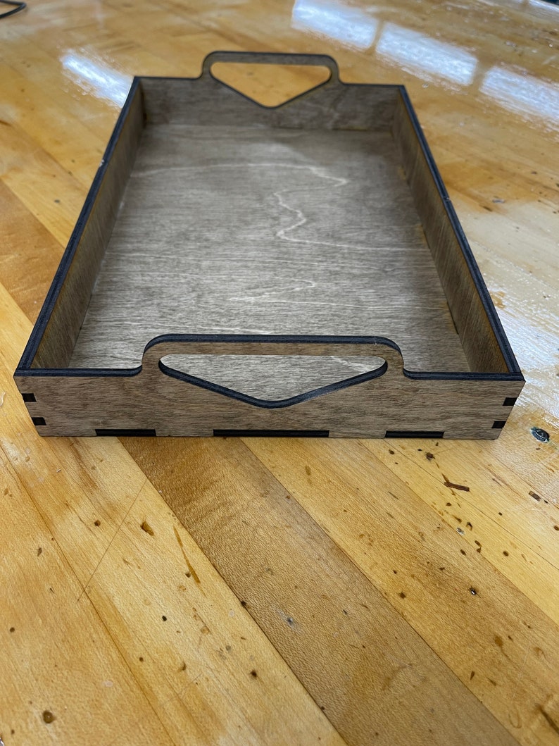 Blank 12 X 8 Serving Tray / Box Joints / Food Tray / Wooden / SVG File