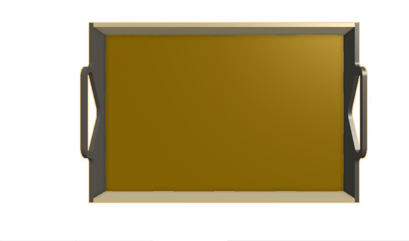 Blank 12 X 8 Serving Tray / Box Joints / Food Tray / Wooden / SVG File