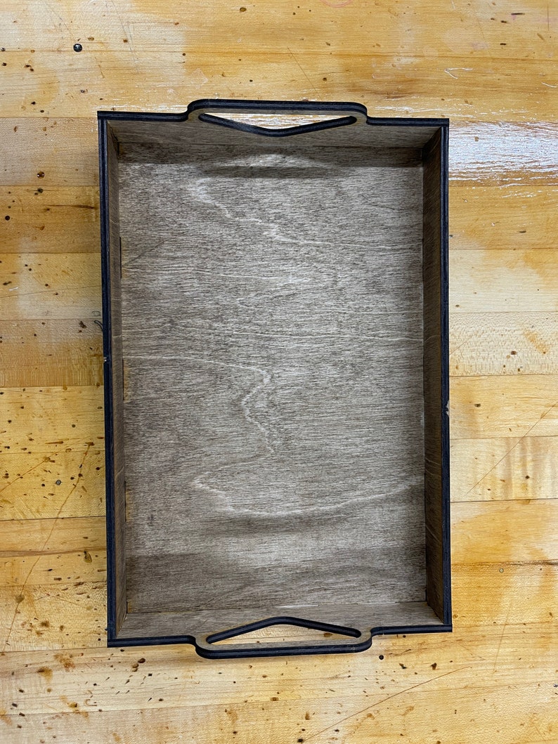 Blank 12 X 8 Serving Tray / Box Joints / Food Tray / Wooden / SVG File