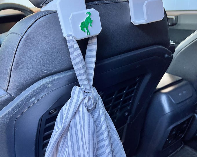Digital Download of 2021+ 3D Printed Car Seat Hanger Hook – Headrest Bag & Hat Holder