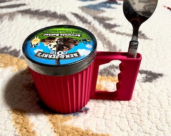 3D Printable Ice Cream Pint Cozie STL File (Digital Download)