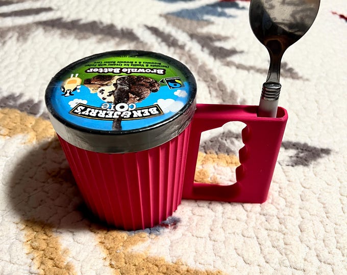 3D Printable Ice Cream Pint Cozie STL File (Digital Download)